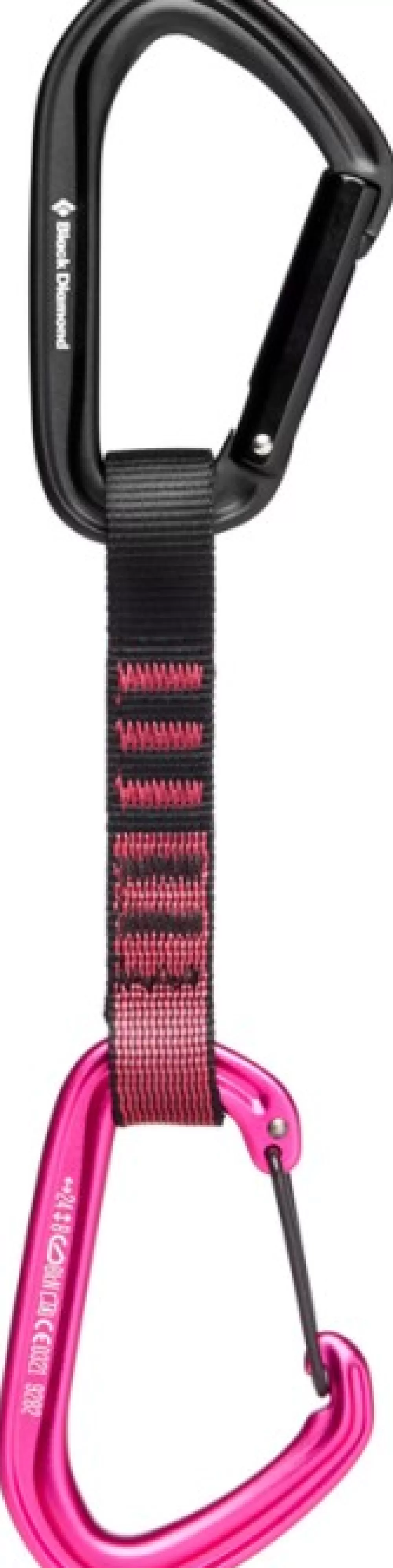 Kiipeilyvarusteet | Black Diamond Hotforge Hybrid Quickdraw -Kiinnike, 12 Cm, Pinkki