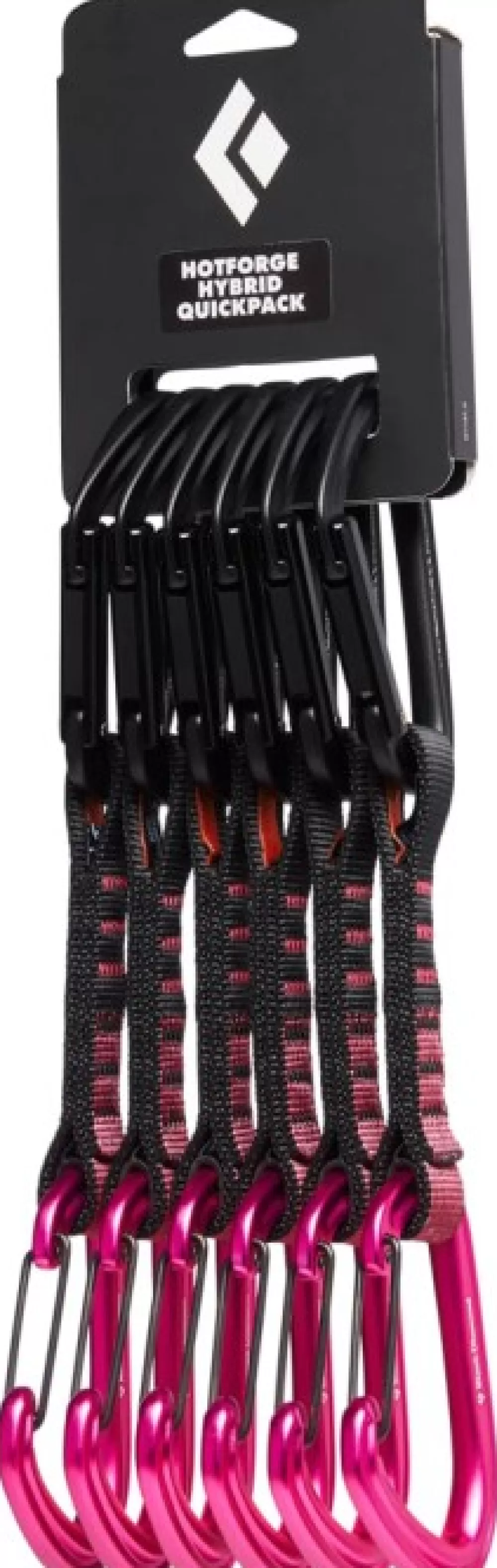 Kiipeilyvarusteet | Black Diamond Hotforge Hybrid Quickpack -Kiinnike, 12 Cm, Pinkki, 6 Kpl