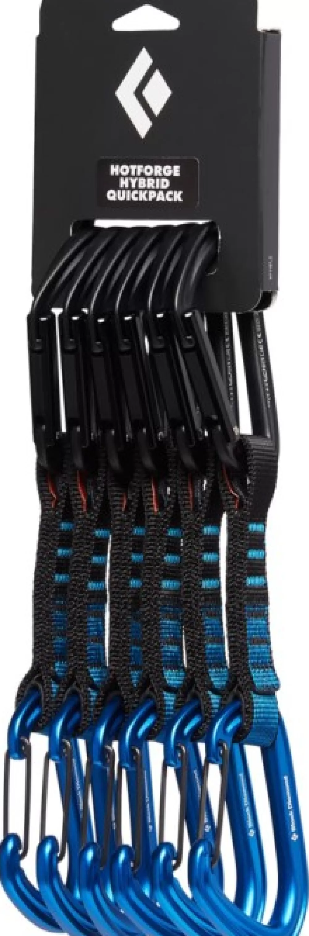 Kiipeilyvarusteet | Black Diamond Hotforge Hybrid Quickpack -Kiinnike, 12 Cm, Sininen, 6 Kpl