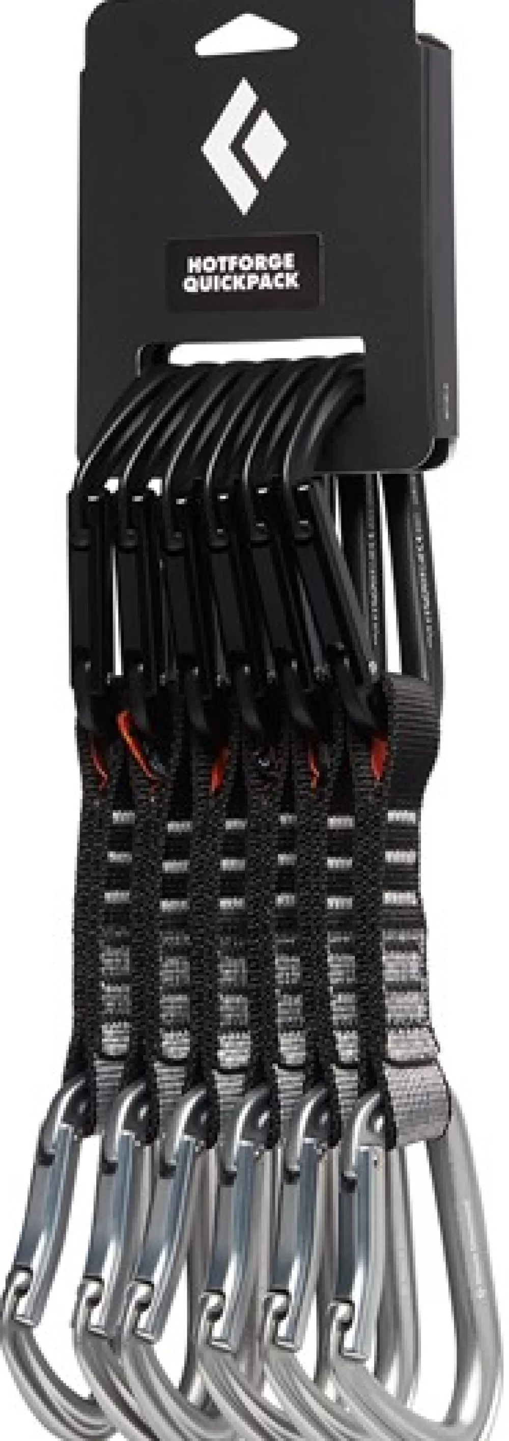 Kiipeilyvarusteet | Black Diamond Hotforge Quickpack 12 Cm X 6 Jatkopaketti, Vaalean Harmaa