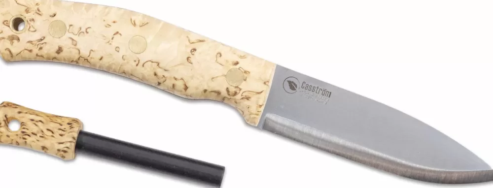 Preppaus Ja Varustautuminen | Casström Casstrom No.10 Swedish Forest Knife Sandvik 14C28N Puukko Kipinaraudalla, Masur/Scandi
