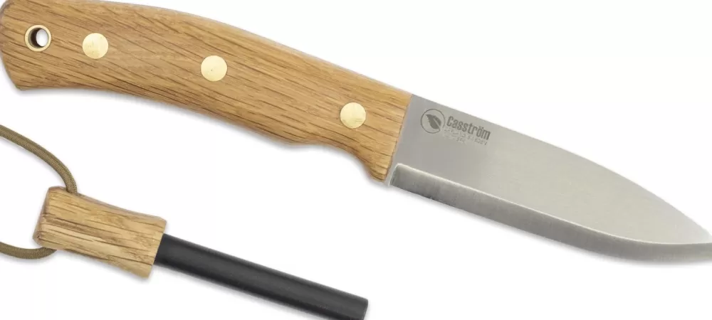 Preppaus Ja Varustautuminen | Casström Casstrom No.10 Swedish Forest Knife Sleipner Puukko Kipinaraudalla, Oak/Scandi