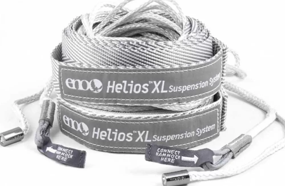 Riippumatot | Eno Hammock Eno Helios Xl Ultralight Suspension System Kiinnitysjarjestelma Riippumatolle, Harmaa, 4,08 M