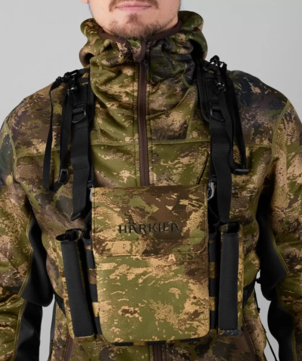 Härkila Vyölaukut>Harkila Deer Stalker Camo Bino Strap Kiikarin Kantolaukku Valjailla, Axis Msp®Forest