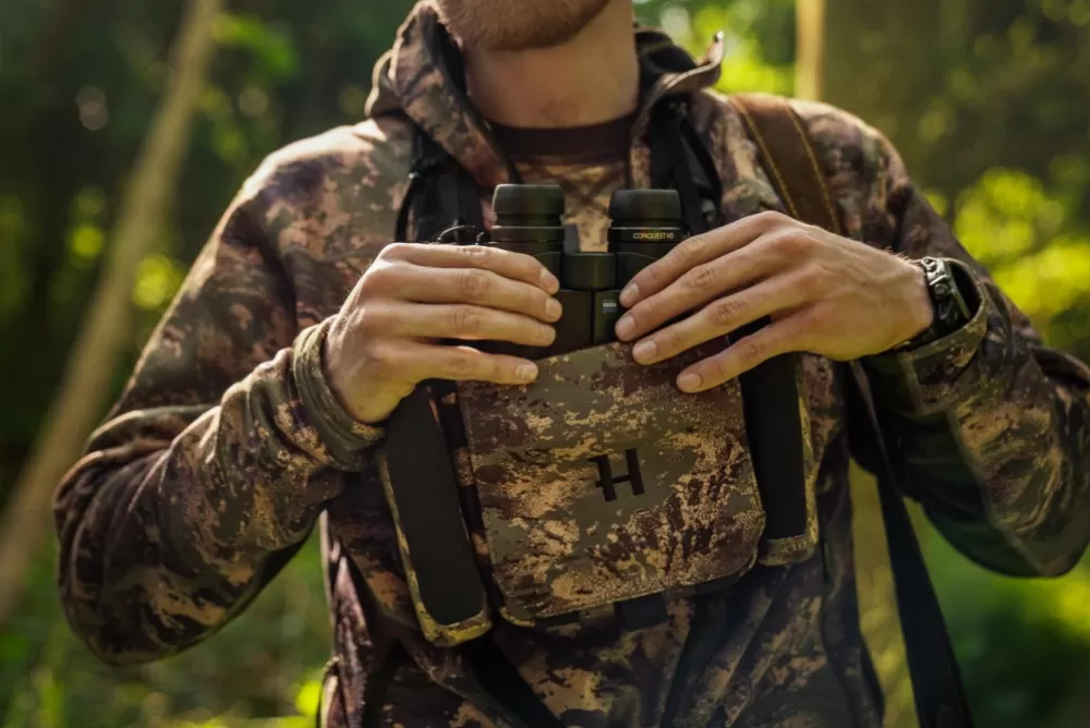 Härkila Vyölaukut>Harkila Deer Stalker Camo Bino Strap Kiikarin Kantolaukku Valjailla, Axis Msp®Forest