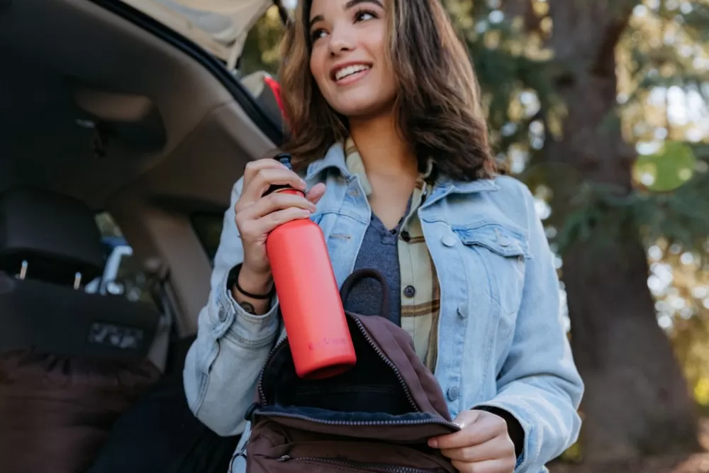 Juomapullot | Klean Kanteen Classic Narrow Juomapullo Sporttikorkilla, 532 Ml, Punainen