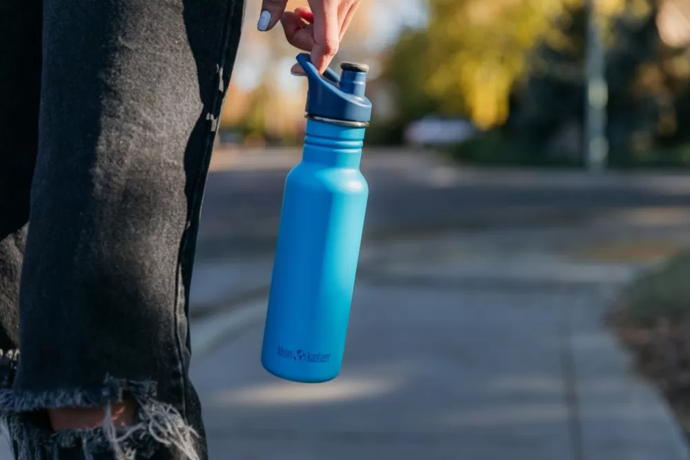 Juomapullot | Klean Kanteen Classic Narrow Juomapullo Sporttikorkilla, 532 Ml, Sininen