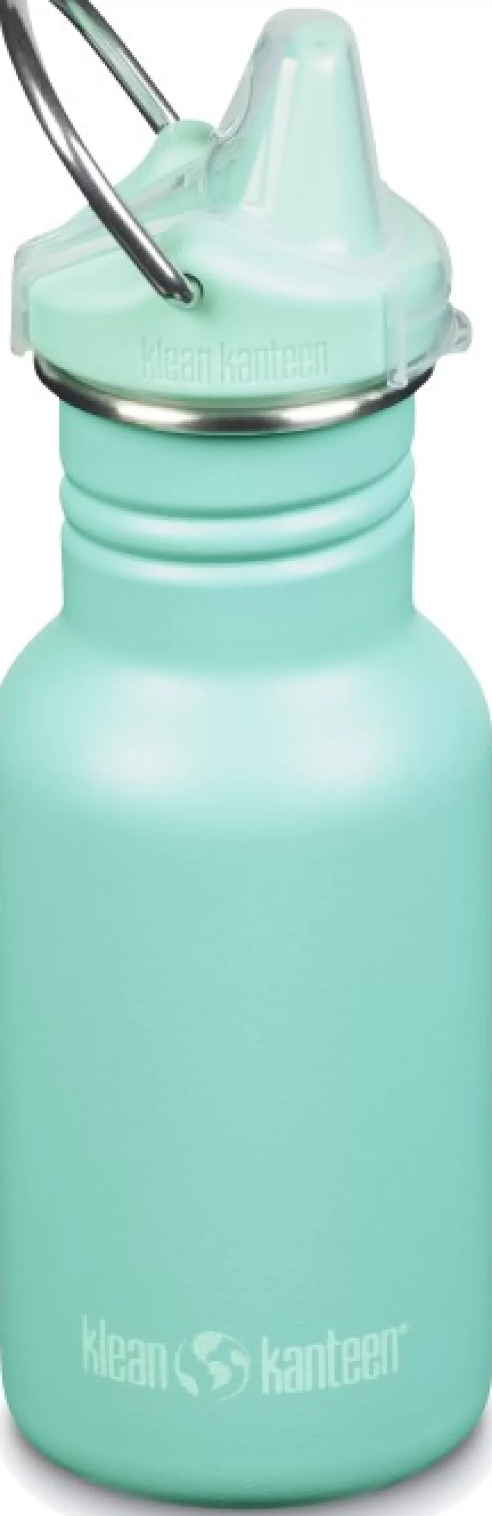 Lasten Retkeilyvarusteet | Klean Kanteen Kids Classic Narrow Juomapullo, Sippy Cap, 355 Ml, Vaalea Turkoosi