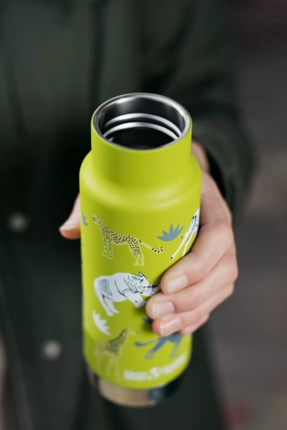 Lasten Retkeilyvarusteet | Klean Kanteen Kids Insulated Classic Narrow Lasten Juomapullo, 355 Ml, Sport Cap, Safari