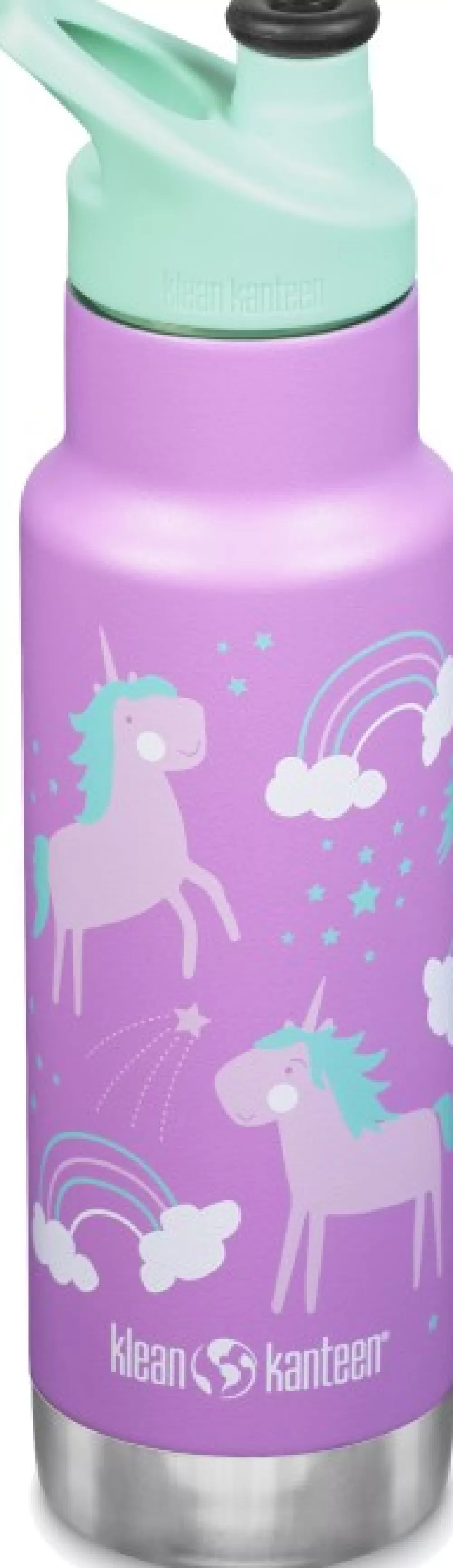 Lasten Retkeilyvarusteet | Klean Kanteen Kids Insulated Classic Narrow Lasten Juomapullo, 355 Ml, Sport Cap, Violetti