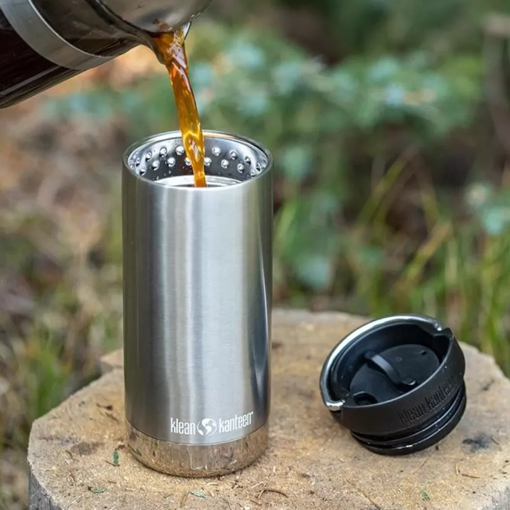 Termosmukit | Klean Kanteen Tkwide 355Ml With Wide Cafe Cap Real Teal
