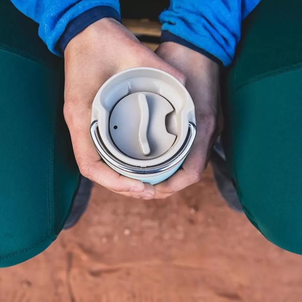 Termosmukit | Klean Kanteen Tkwide 473Ml With Wide Cafe Cap Blue Tint
