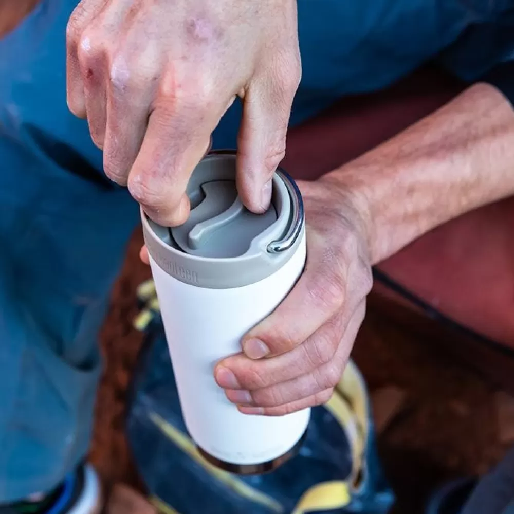 Termosmukit | Klean Kanteen Tkwide 473Ml With Wide Cafe Cap Real Teal
