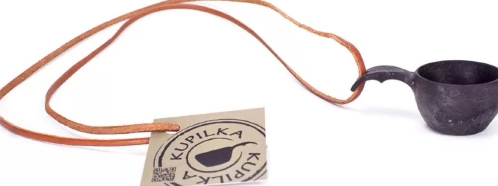 Astiat Ja Ruokailuvälineet | Kupilka 1 Mini Cup With Leather Cord Black