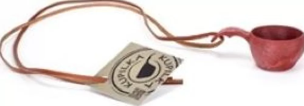 Astiat Ja Ruokailuvälineet | Kupilka 1 Mini Cup With Leather Cord Red
