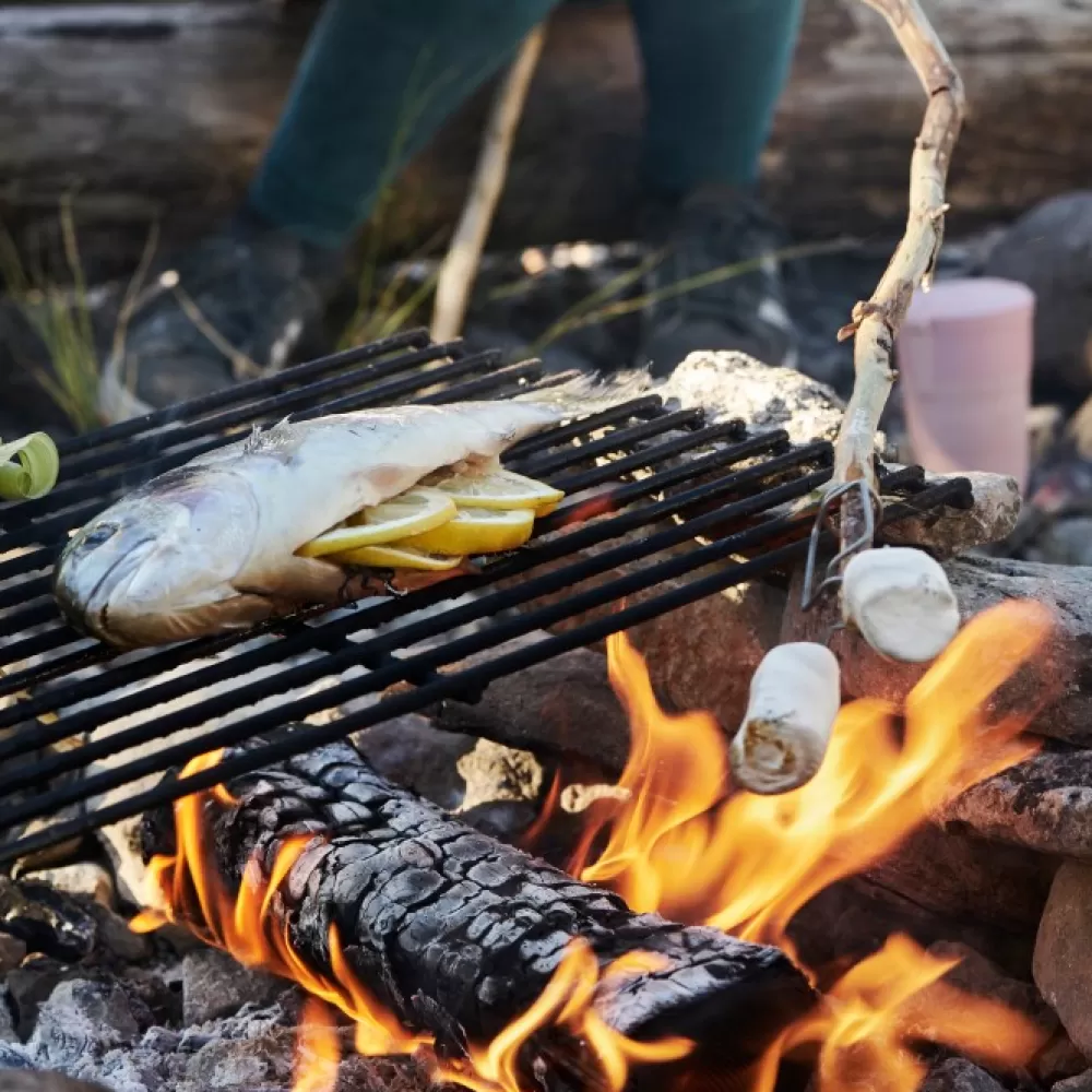 Ruoanlaittovälineet | Light My Fire Grandpas Firefork Bio 2-Pack Musty Yellow / Hazy Blue