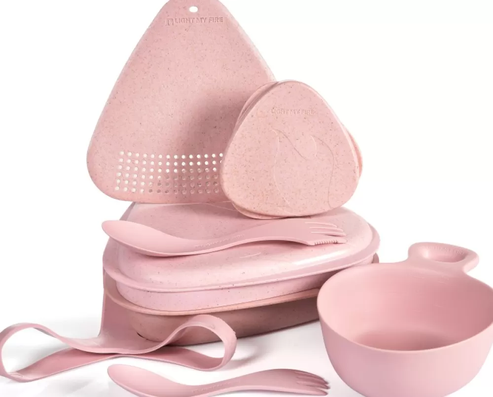 Astiat Ja Ruokailuvälineet | Light My Fire Outdoor Mealkit Bio Astiasarja, Dusty Pink