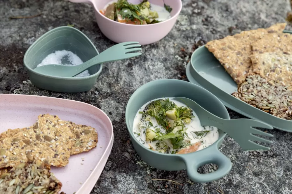 Astiat Ja Ruokailuvälineet | Light My Fire Outdoor Mealkit Bio Astiasarja, Dusty Pink