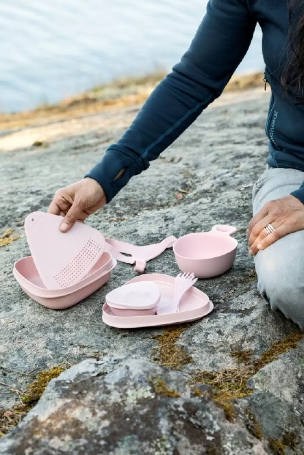 Astiat Ja Ruokailuvälineet | Light My Fire Outdoor Mealkit Bio Astiasarja, Dusty Pink