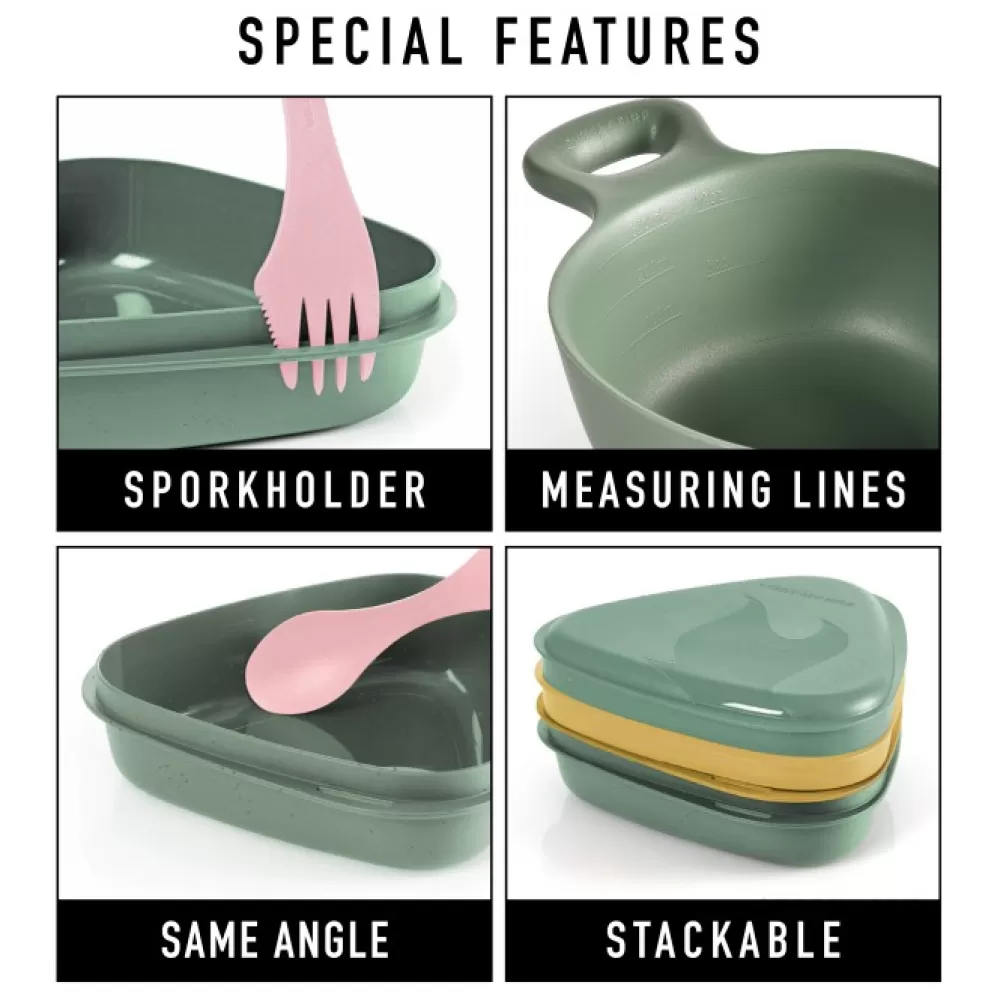 Astiat Ja Ruokailuvälineet | Light My Fire Outdoor Mealkit Bio Astiasarja, Dusty Pink