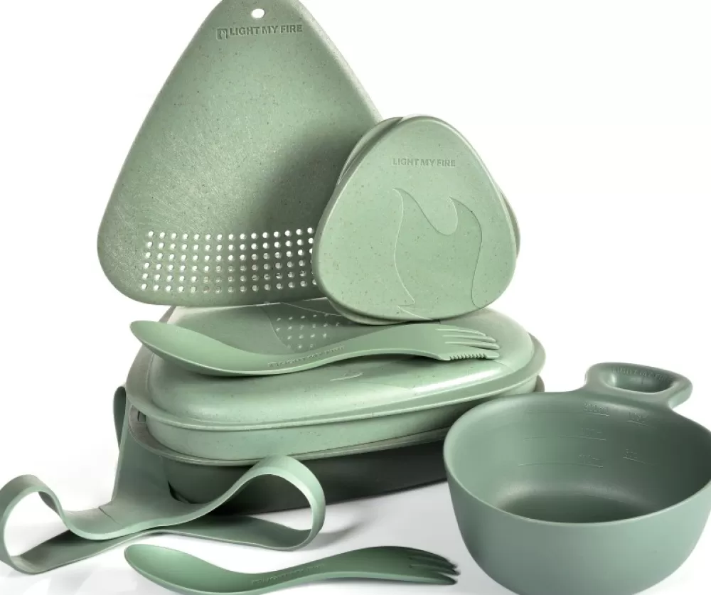 Astiat Ja Ruokailuvälineet | Light My Fire Outdoor Mealkit Bio Astiasarja, Sandy Green