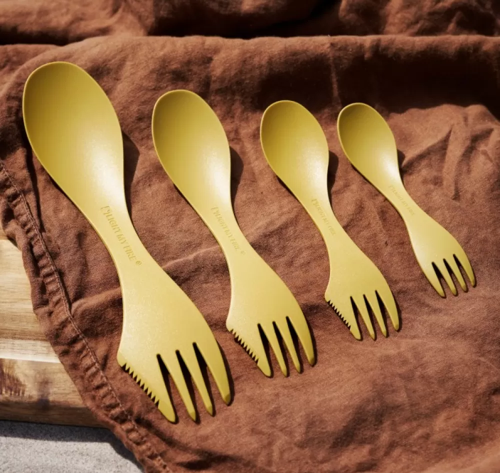 Astiat Ja Ruokailuvälineet | Light My Fire Spork Lefty Bio Sandy Green / Dusty Pink