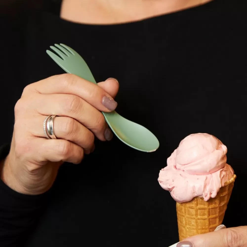 Astiat Ja Ruokailuvälineet | Light My Fire Spork Little Bio 2-Pack Sandy Green / Dusty Pink