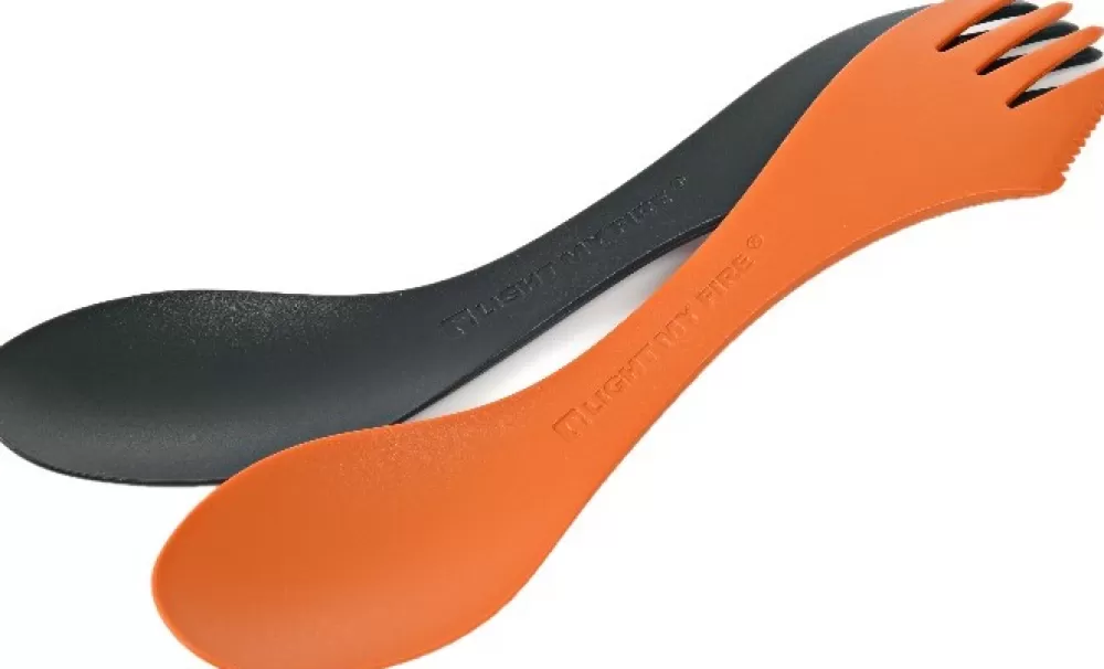 Astiat Ja Ruokailuvälineet | Light My Fire Spork Medium Bio 2-Pack Rusty Orange / Slaty Black