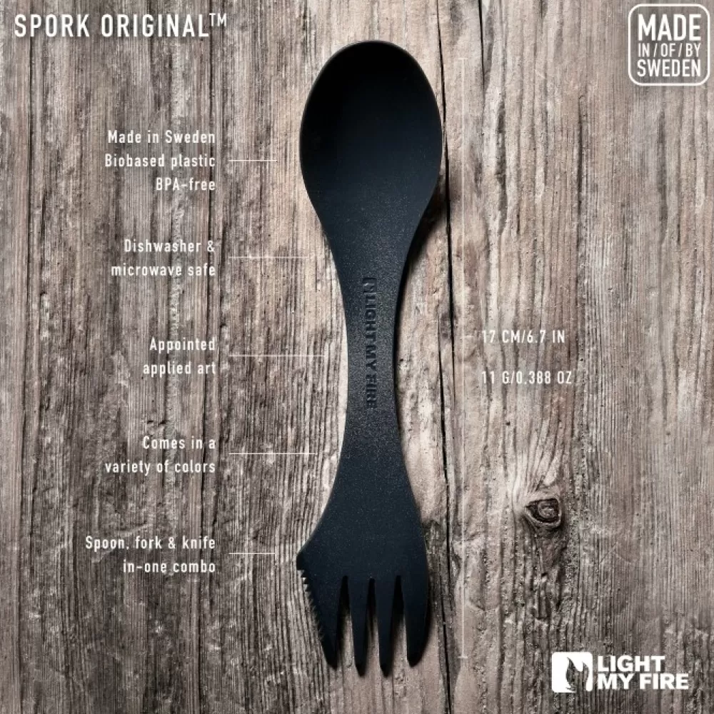 Astiat Ja Ruokailuvälineet | Light My Fire Spork Original Bio Shady Green