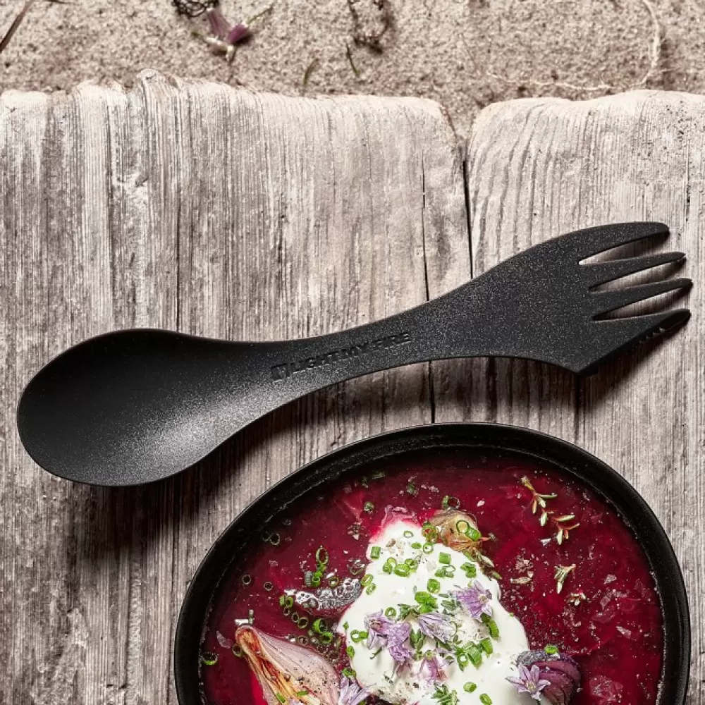 Astiat Ja Ruokailuvälineet | Light My Fire Spork Original Bio Slaty Black