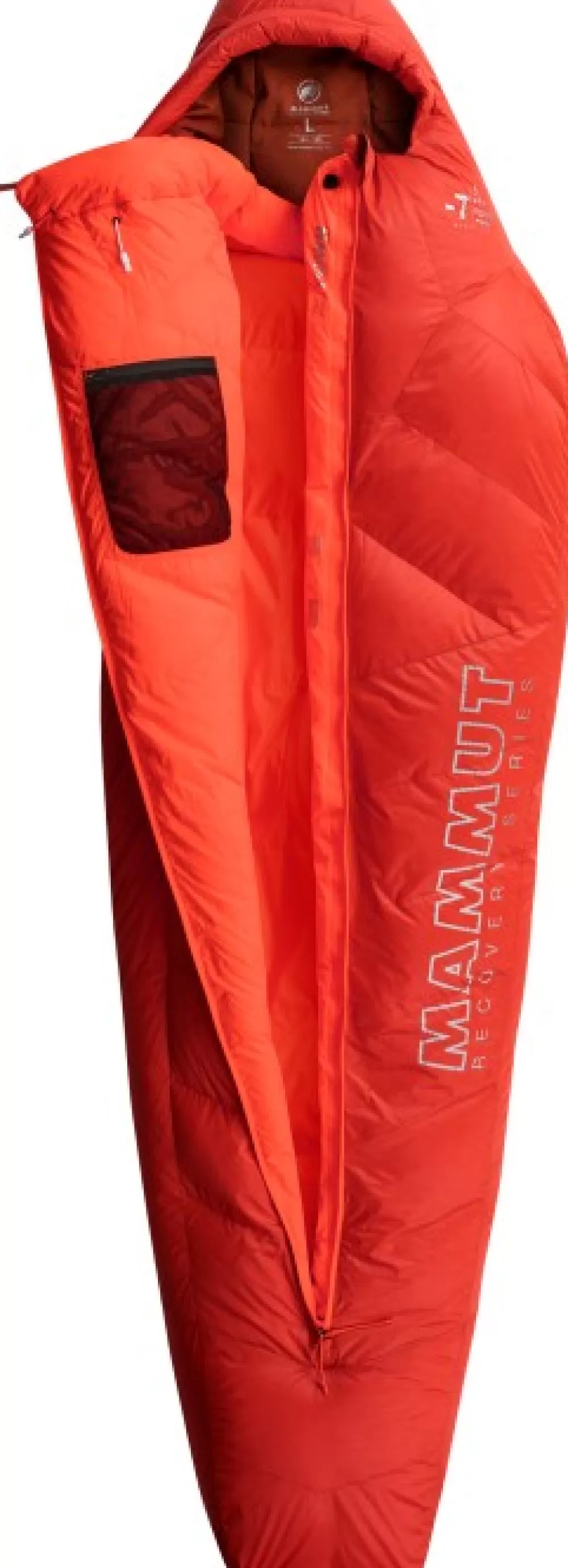 Kolmen Vuodenajan Makuupussit | Mammut Perform Down Bag Long -7°C Safety Orange Unisex