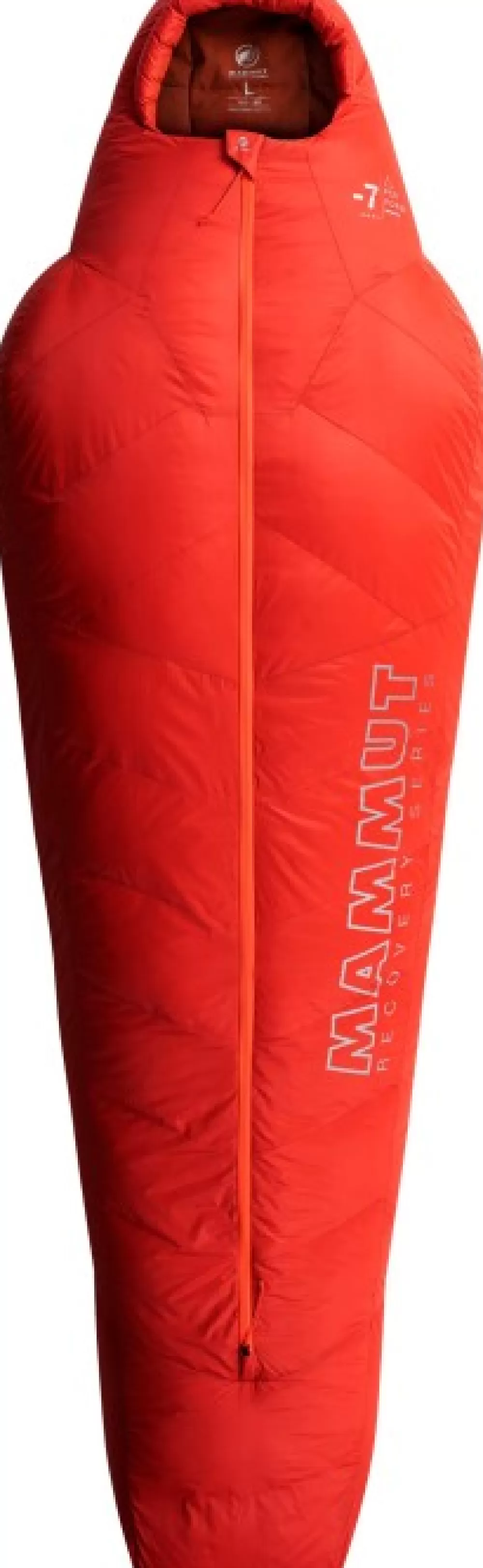 Kolmen Vuodenajan Makuupussit | Mammut Perform Down Bag Long -7°C Safety Orange Unisex