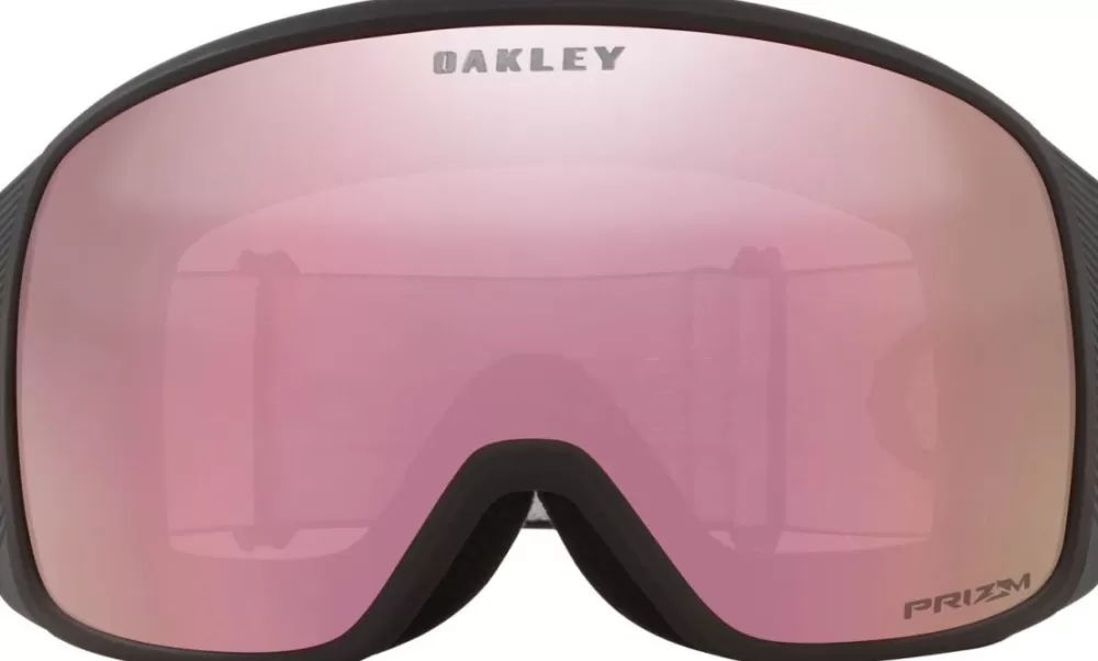 Suojalasit Ja Laskettelukypärät | Oakley Flight Tracker Matte Black Prizm Snow Hi Pink Laskettelulasit, L