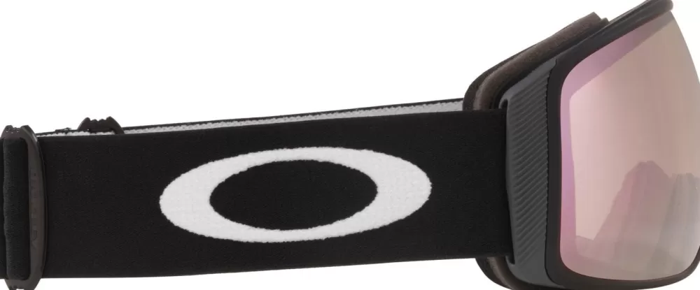 Suojalasit Ja Laskettelukypärät | Oakley Flight Tracker Matte Black Prizm Snow Hi Pink Laskettelulasit, L
