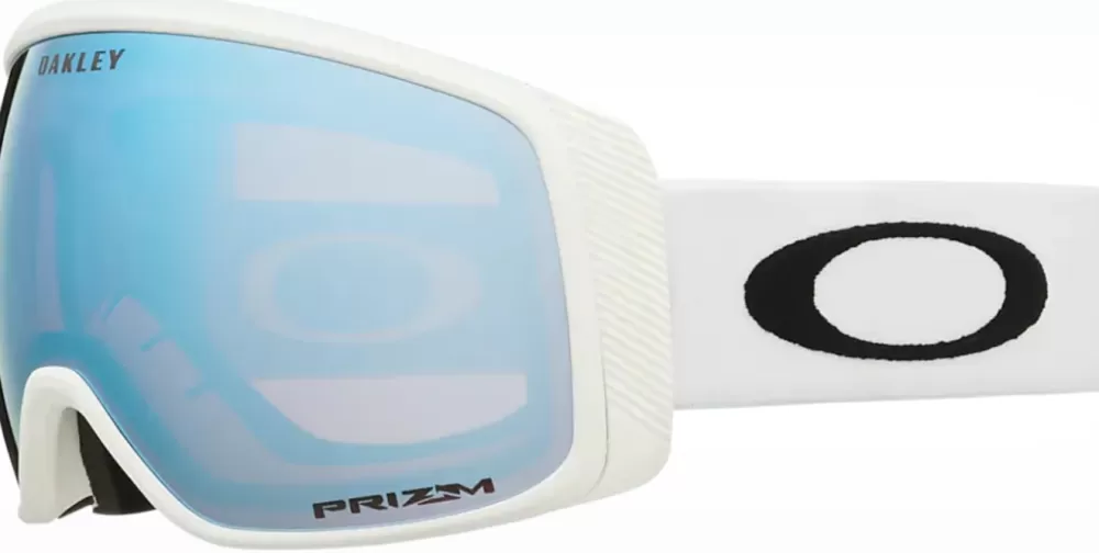 Suojalasit Ja Laskettelukypärät | Oakley Flight Tracker Xm Matte White Prizm Snow Sapphire S/M