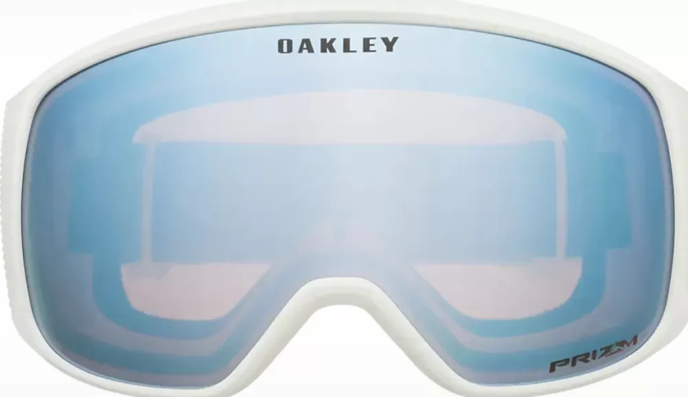 Suojalasit Ja Laskettelukypärät | Oakley Flight Tracker Xm Matte White Prizm Snow Sapphire S/M