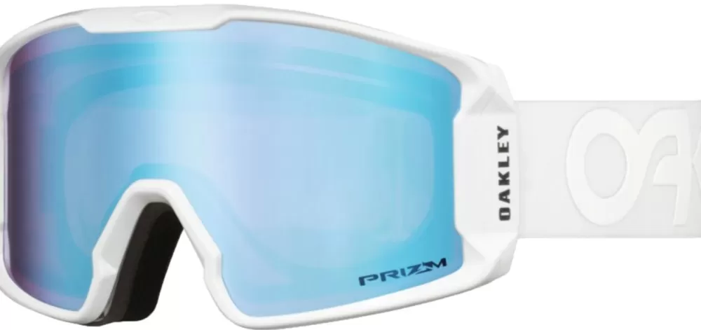 Suojalasit Ja Laskettelukypärät | Oakley Line Miner Xm Matte White Prizm Snow Sapphire, S/M