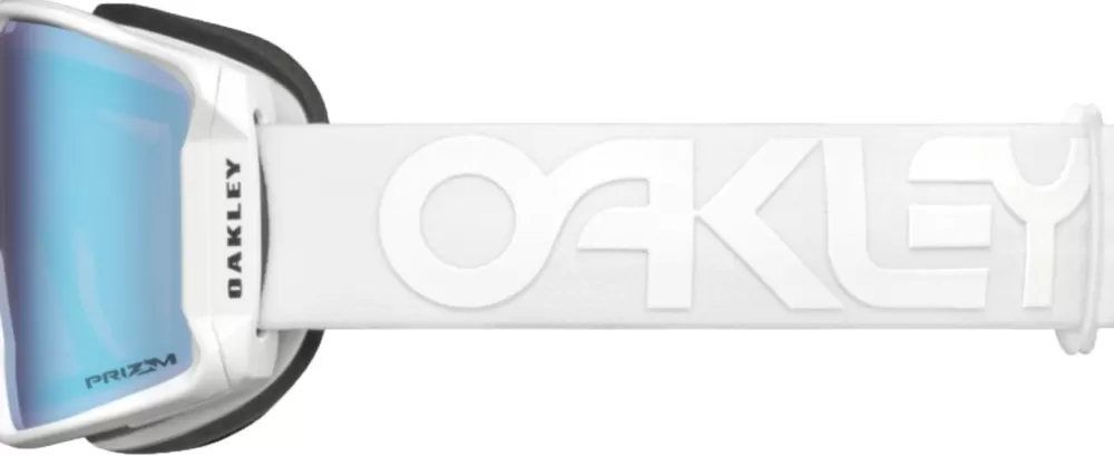 Suojalasit Ja Laskettelukypärät | Oakley Line Miner Xm Matte White Prizm Snow Sapphire, S/M