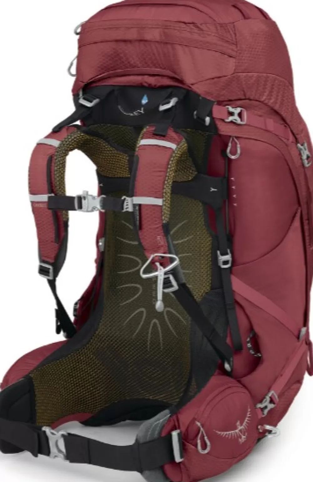 Osprey Reput Ja Rinkat Retkeilyyn> Aura Ag 65 Naisten Rinkka, Berry Sorbet Red