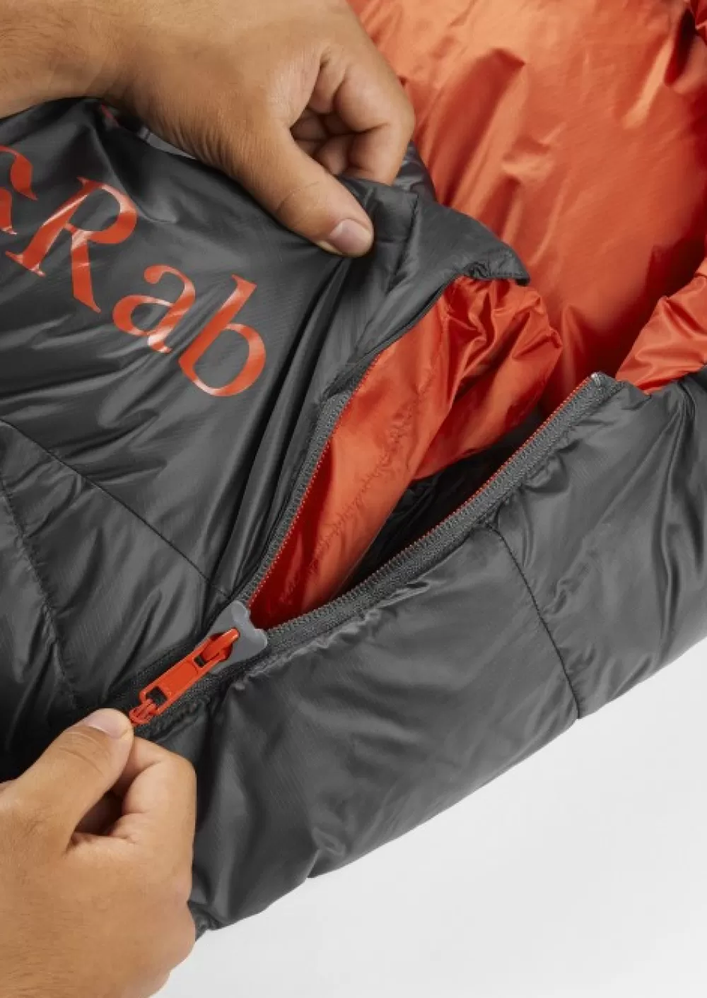 Kevät- Ja Kesämakuupussit | Rab Equipment Rab Ascent 500 Left Zip -5°C Untuvamakuupussi, Pitka Malli, Graphene Unisex