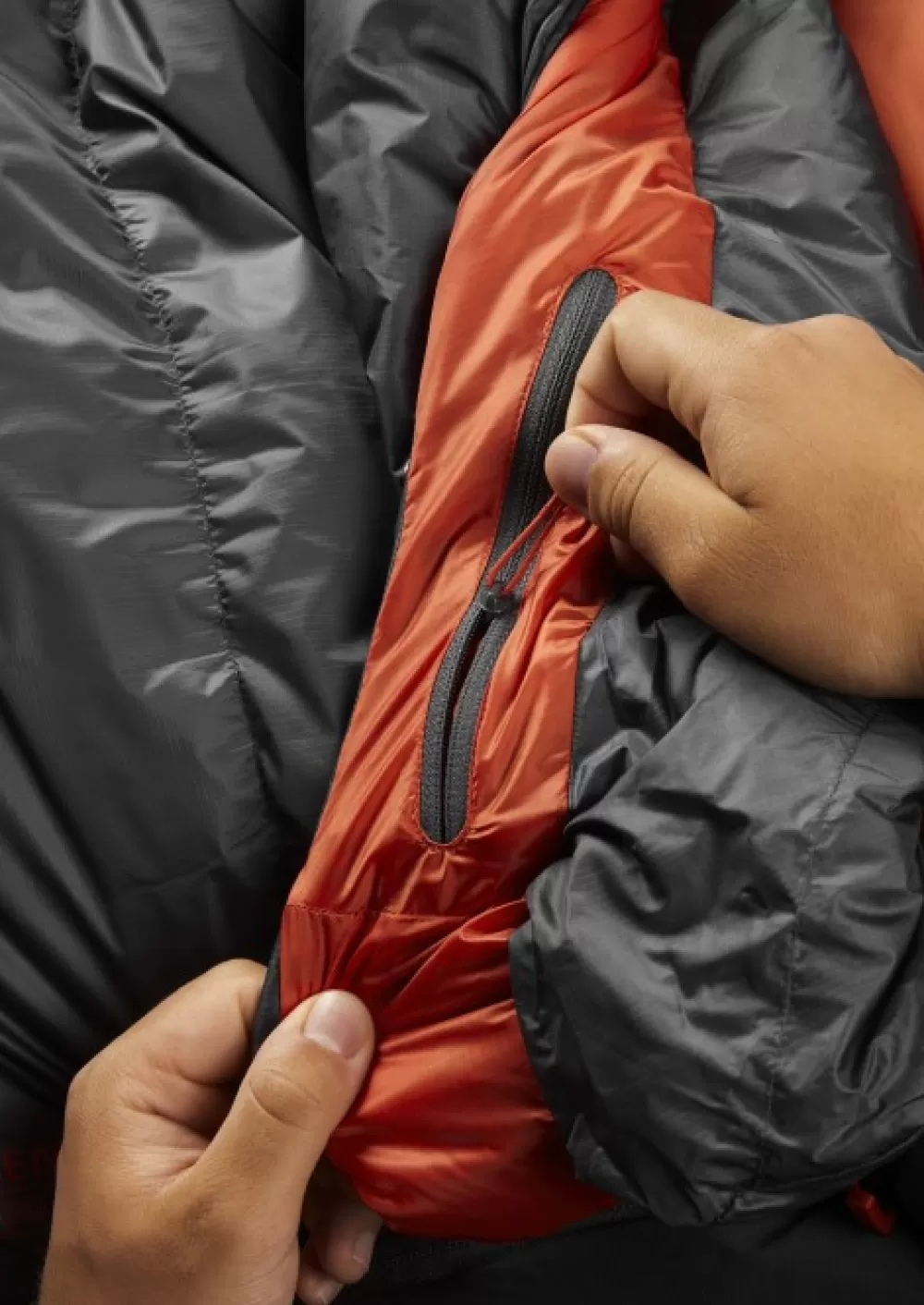 Kevät- Ja Kesämakuupussit | Rab Equipment Rab Ascent 500 Left Zip -5°C Untuvamakuupussi, Pitka Malli, Graphene Unisex