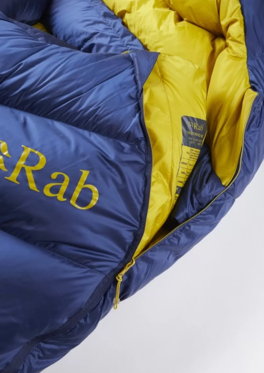 Syys- Ja Talvimakuupussit | Rab Equipment Rab Neutrino 800 Untuvamakuupussi, Left Zip Long, -22°C Nightfall Blue