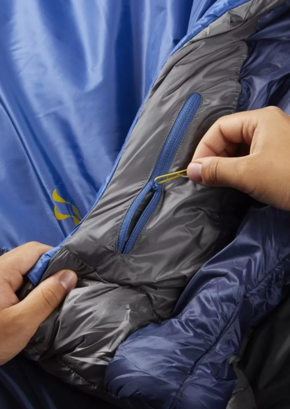 Kolmen Vuodenajan Makuupussit | Rab Equipment Rab Solar Eco 2 Makuupussi, X Long Wide, -2°C Ascent Blue