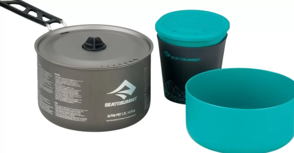 Keittoastiat Ja Kahvipannut | Sea to Summit Alpha 11 Pot Cook Set Retkisetti Yhdelle