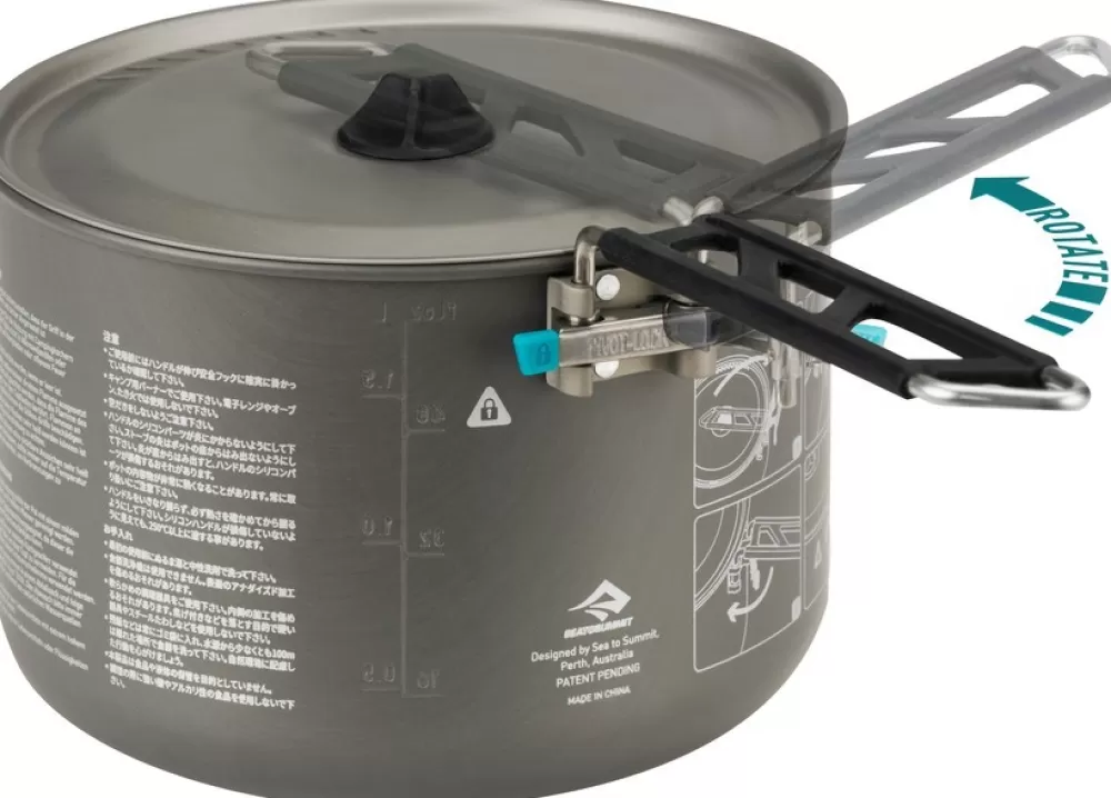 Keittoastiat Ja Kahvipannut | Sea to Summit Alpha 11 Pot Cook Set Retkisetti Yhdelle