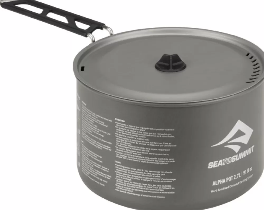 Keittoastiat Ja Kahvipannut | Sea to Summit Alpha Pot Kestava Ja Kevyt Kattila, 2,7 L