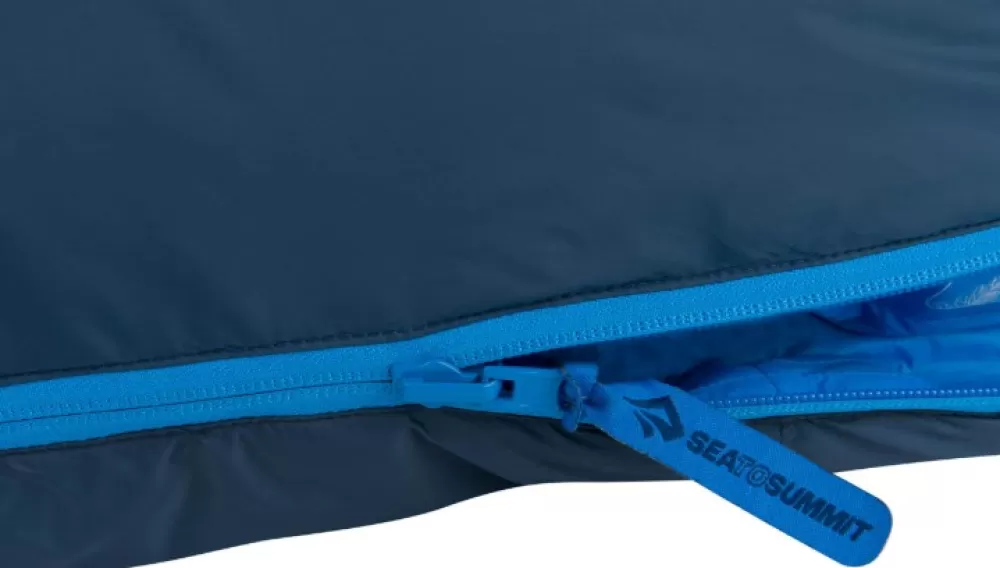 Kolmen Vuodenajan Makuupussit | Sea to Summit Sleepbag Down Trek Tki -1°C Regular Wide Blue Unisex