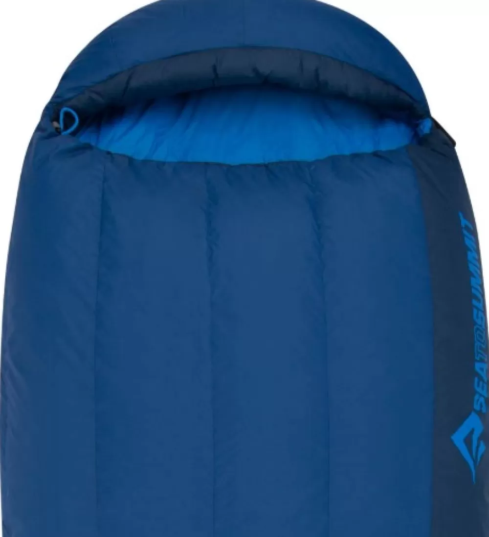 Kolmen Vuodenajan Makuupussit | Sea to Summit Sleepbag Down Trek Tkii -8°C Regular Wide Blue Unisex