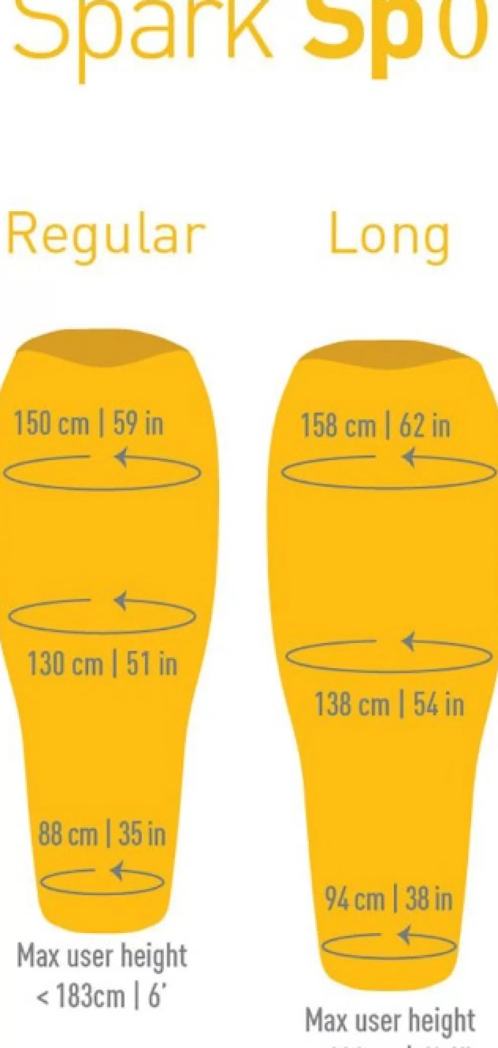 Kevät- Ja Kesämakuupussit | Sea to Summit Sleeping Bag Down Spark Sp0 9°C Regular Unisex