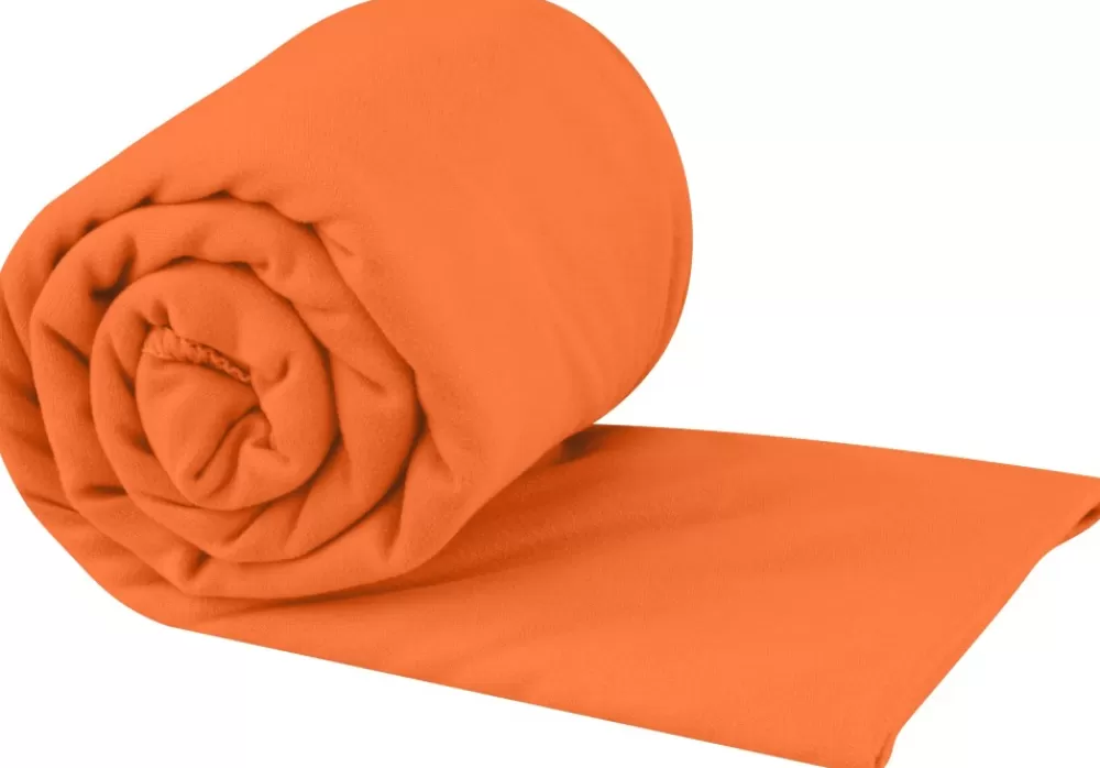 Pyyhkeet Ja Hygieniatarvikkeet | Sea to Summit Towel Pocket Large 120X60Cm Outback Matkapyyhe, Oranssi